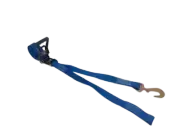 2" x 13' Heavy Duty Gas Cylinder Ratchet Strap with Hook and Bolt Loop