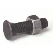 1/2" x 2" Quantity (5) Grade 5 Cultivator Harrow Teeth Plow Bolt & Nut