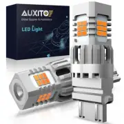 AUXITO 3157 4157 LED Amber Yellow Turn Signal Parking Corner Light bulb CANBUS
