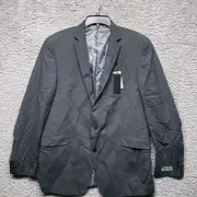 Kenneth Cole Jacket Mens 46 Long Gray Micro Check Suit Dress Formal Work $425