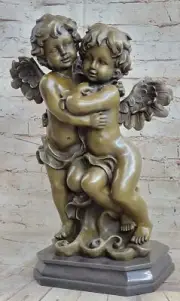Divine Harmony Twin Brothers Puti Bronze Statue, a Cherished Artwork Decorative