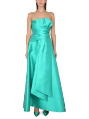 [Alberta Ferretti] Alberta Ferretti-Mikado Bustier Dress-Donna 44