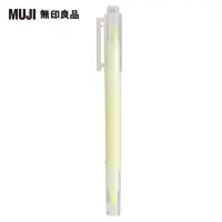 在飛比找momo購物網優惠-【MUJI 無印良品】附窗螢光筆/黃