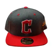 NEW Cleveland Guardians MLB SnapBack Adjustable Cap Gray/Red capn on melrose hat
