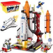 WishLife City Space Exploration Shuttle Toy - Building Blocks Sets for 6 7 8 ...