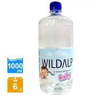 在飛比找momo購物網優惠-【WILDALP】BABY礦泉水1000mlx6入