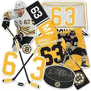 Desert Cactus Boston Bruins Sticker Team NHL National Hockey League Player Vinyl Decal Laptop Water Bottle Car Scrapbook (Type P2 - Brad Marchand)