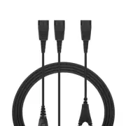 Geekria Splitter Cable Replacement Compatible with Jabra Headset Splitter Cable