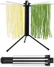 [KITCHENDAO] Collapsible Pasta Drying Rack, Easy Storage, Quick Set up, Foldable Pasta Dryer Rack, Fresh Spaghetti Noodle Tree Stand Hanger, Detachable for Easy Cleaning, Rotatable Arms, Hold up to 5lbs