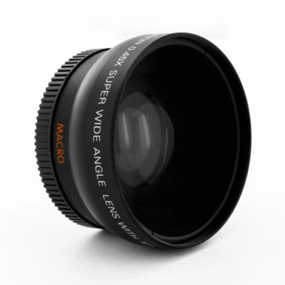 Albinar .45x Wide Angle Lens + Macro fo Nikon D5300 D5200 D3200 D3100 D90 camera