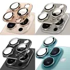 For Apple iPhone 16 Pro Max 15 14 13 12 Camera Lens Metal Glass Ring Protector