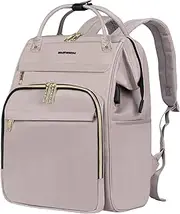 [EMPSIGN] 15.6-16.2 Inch Laptop Backpack for Women Men Water Repellent Back Pack with USB Port & RFID Blocking, Casual Light Weight College Student Book Bag for Travel School Work