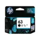 HP NO63 F6U62AA Black Original Ink Cartridge黑色墨水匣