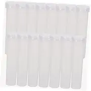 Totority 100pcs Flower Tube Plastic Transparent Water Container for Fresh Flowers Florist Supplies Durable Nutrition Storage for Long Term Freshness