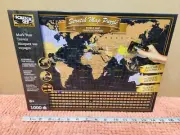 4D Cityscape "Scratch Map Puzzle" World Map Scratch Off 1000 Pc Puzzle 2020 NEW