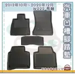 【E系列汽車用品】BENZ 賓士 2013年10月-2020年12月 W222 長軸(凹槽腳踏墊 專車專用)