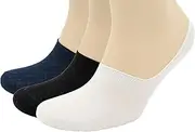 [SOLL] Men Modal No-Show Socks | Thin Low Cut Seamless Non-Slip Footie Liner for Men 3-4 pairs Size 7-11