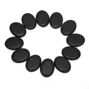 12pcs 3*4cm Massage Stones Massage lava Natural Energy Massage Set Hot Spa-va