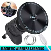 15W Magnetic Wireless Car Charger Mount Holder For iPhone 12 13 Pro Max MagSafe