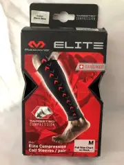 New McDavid ELITE Compression Calf Sleeves- Pair Size Medium
