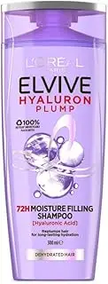 L'Oréal Paris, Shampoo, Cleansing & Rehydrating, Elvive Hyaluron Plump, 300ml