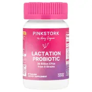 Pink Stork, Lactation Probiotic, 30 Billion CFUs, 30 Capsules