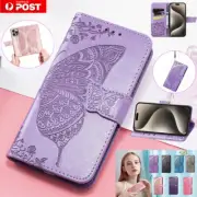 For iPhone 16 Pro Max Plus 15 14 13 12 11 8 7 XS Leather Wallet Case Flip Cover