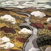 Flying Over the Shoalhave River : Margaret Preston : Art Print for Framing