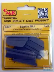 CMK4337 1:48 CMK Spitfire Mk.I Control Surfaces Set (AFX kit)