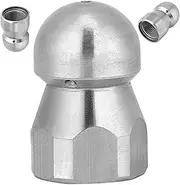 Jetter Nozzle, Sewer Jetter, High Pressure Drain Cleaning Nozzle, Stainless Steel Pressure Floor Head for Home