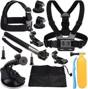 Action Camera Accessories Kit Compatible with AKASO EK7000 GoPro Hero 12 11 10 9