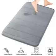 Absorbent Memory Foam Bath Mat Non-slip Bathroom Floor Shower Carpet Soft Rug US