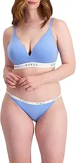 [Bonds] Women's Originals Wirefree Tee Shirt Bra, Sail Away (1 Pack), 10DD