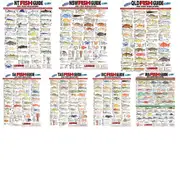 [AFN Fishing & Outdoors] Vinyl Fish ID Card - QLD