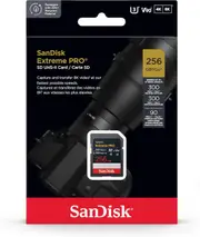 SD Card SanDisk Extreme PRO 256GB SDXC UHS-II Card V90 8K up to 300MB/s Memory