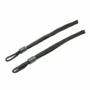 Black Sewing elastic band Ear loop with rubber adjuster for diy crafts