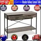 Artiss Wooden Hallway Console Table Entry Side Table Display Desk Industrial