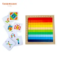 在飛比找momo購物網優惠-【Teamson】木製色彩卡通拼圖遊戲盒組(多種卡通圖案、色
