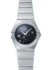 Omega Constellation 123.15.24.60.01.001 Black New woman