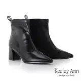 在飛比找遠傳friDay購物優惠-Keeley Ann彈力尖頭瘦瘦靴(黑色277847110-