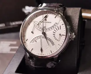 【低調的奢華】艾美 全新 匠心系列 大錶徑43mm 自動上鍊 兩地時間 動能顯示 逆跳日期~原廠盒單 MAURICE LACROIX