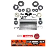 CANADIAN BUILT CHRYSLER VALIANT AP5 AP6 WAGON BODY RUBBER KIT chrome lockstrip (for: Chrysler)