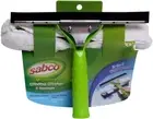 2 in 1 Microfibre Window Washer Squeegee removes dust, dirt and grime