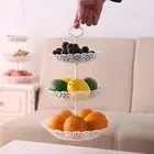 Detachable 3-Tier Cupcake Stand Easy to Intall Round Fruit Plate Party Display