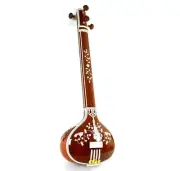 Female Tanpura with Bag–Handcrafted Indian String Instrument for Classical Music