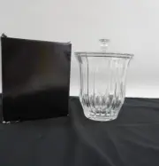 MIKASA CRYSTAL PARK LANE BISCUIT BARREL JAR WITH LID RB422