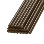 Hot Glue Sticks Mini Adhesive Hot Melt Glue Gun Sticks 0.44" x 10"/Brown/20 Pcs