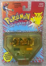 NEW FACTORY SLD 1999 POKEMON CHARIZARD MINI-SKATEBOARD +WHEELS WRENCH X-CONCEPTS