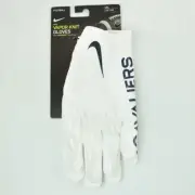 Nike Virginia Cavaliers Vapor Knit 4.0 White Receiver Football Gloves Men’s 4XL