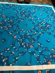 NEW - Quilt TOP Unfinished fabric, patchwork 53 1/2" x 54" NEW Fabrics